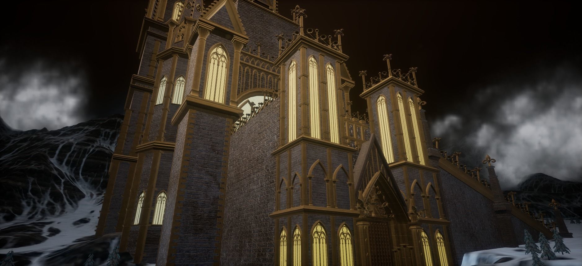 Fantasy Castle 3D model_13