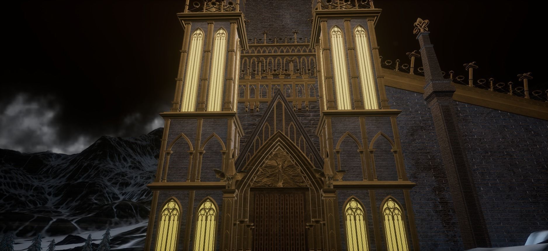 Fantasy Castle 3D model_10