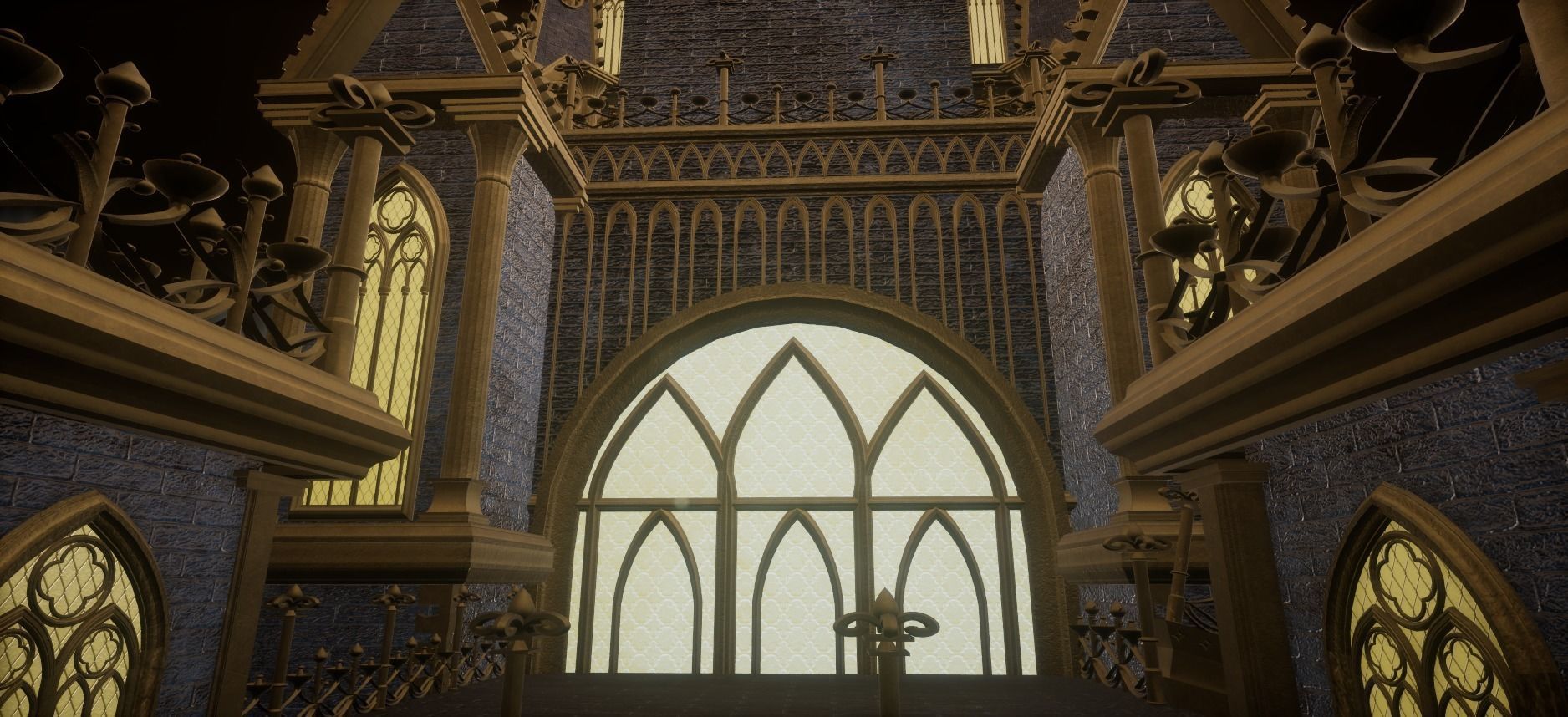 Fantasy Castle 3D model_16