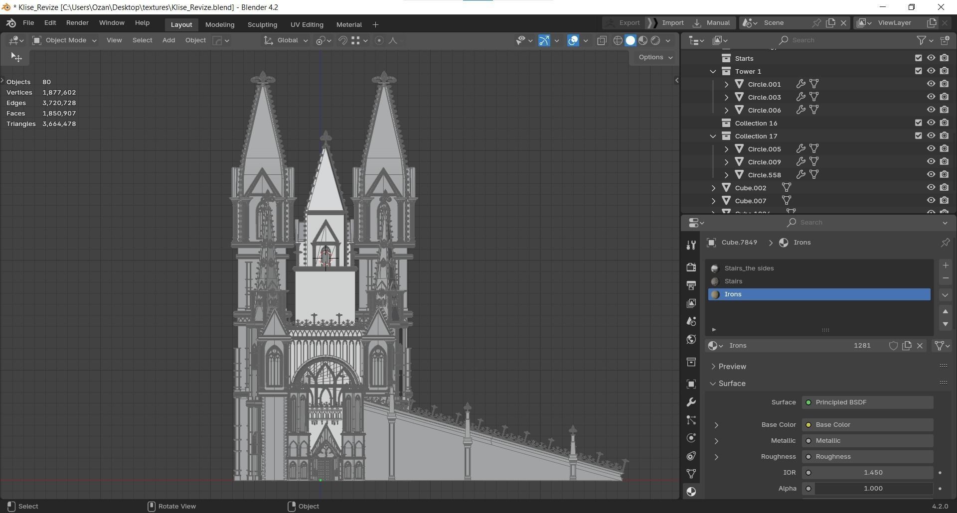 Fantasy Castle 3D model_20