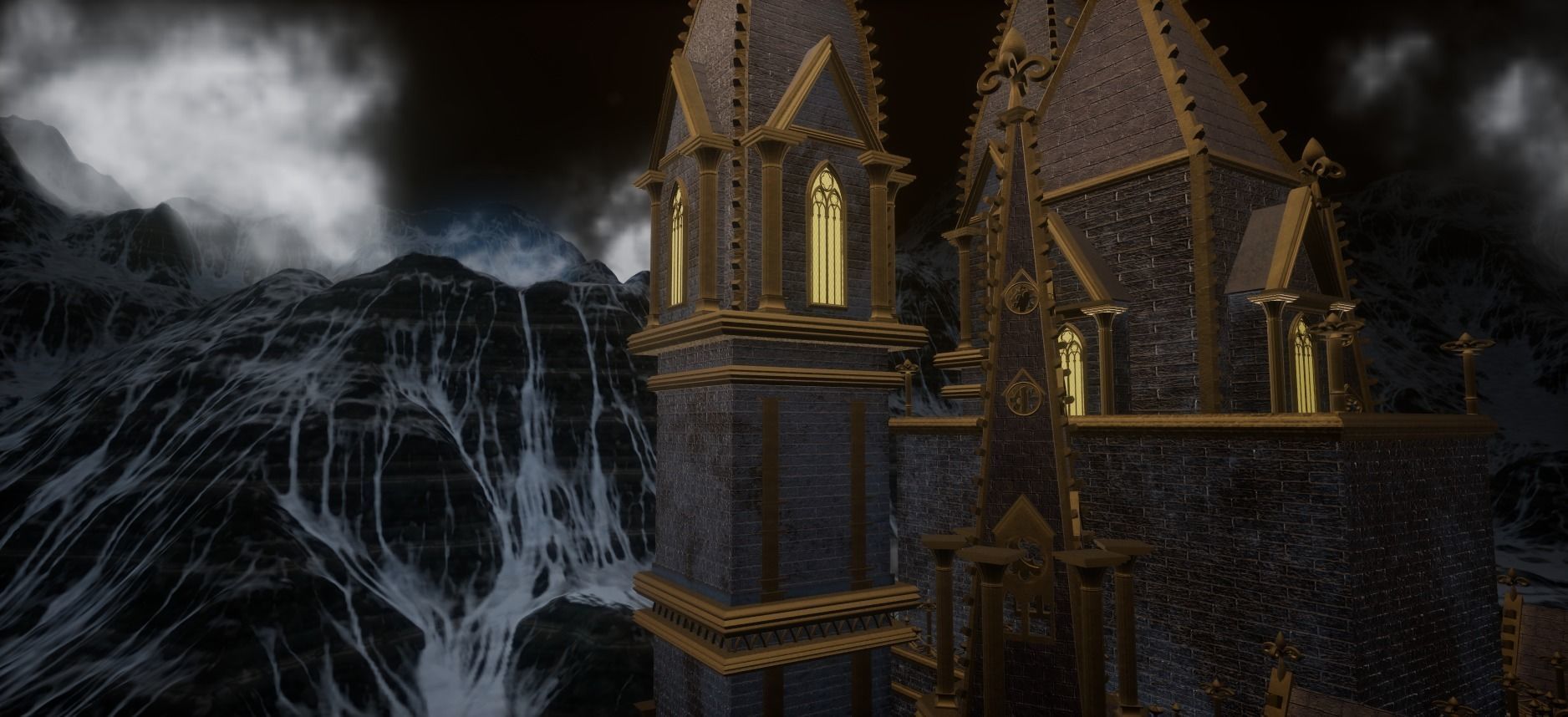 Fantasy Castle 3D model_18