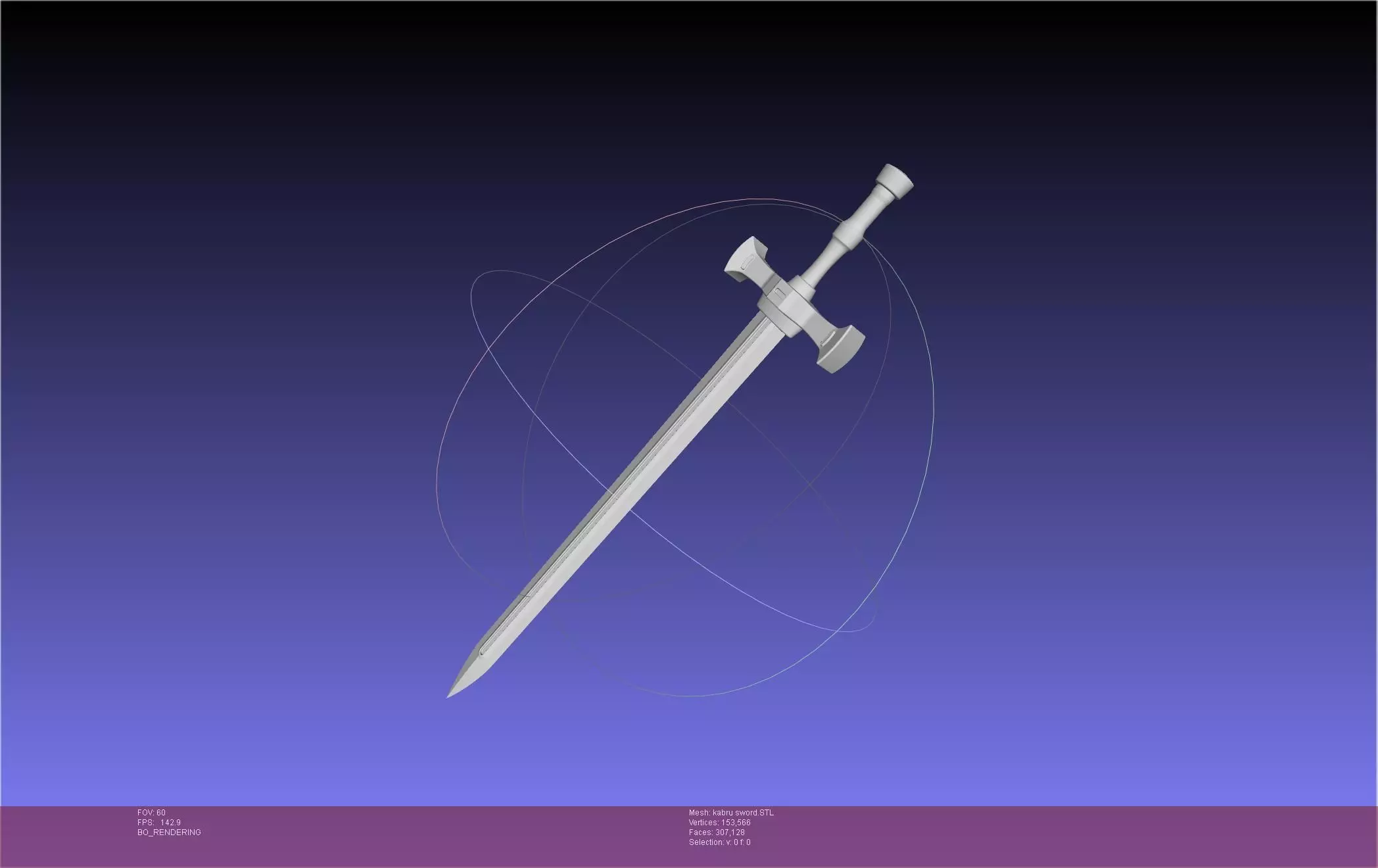 Dungeon Meshi Kabru Sword 3D print model