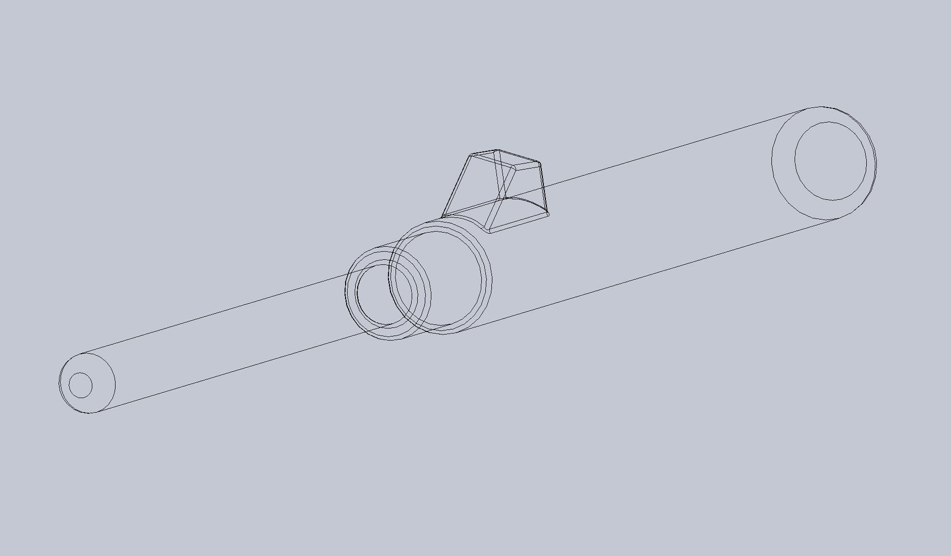 A5M4 Pitot tube 3D print model_1