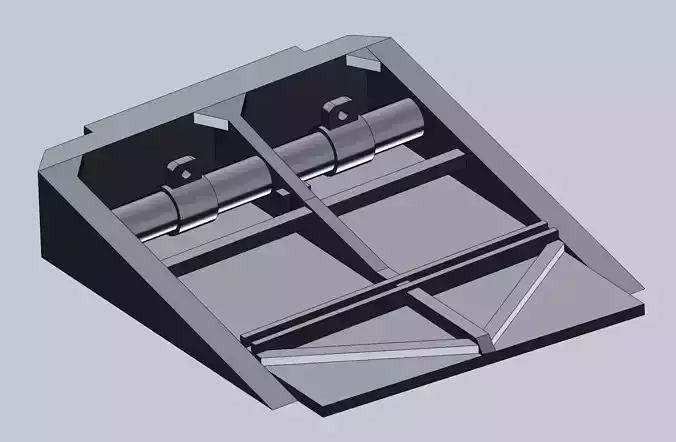 A5M4 Small flap bay 3D print model