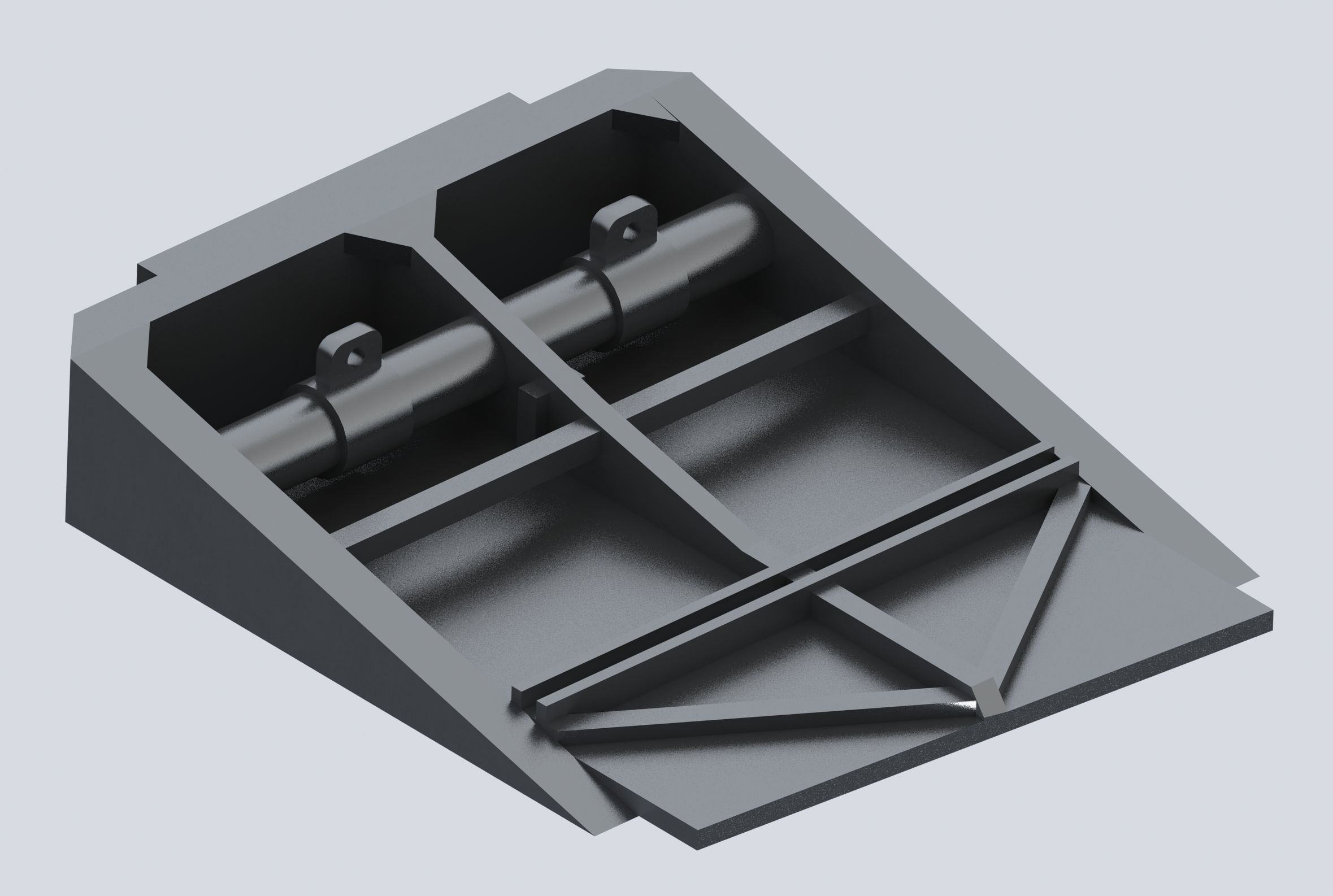 A5M4 Small flap bay 3D print model_2
