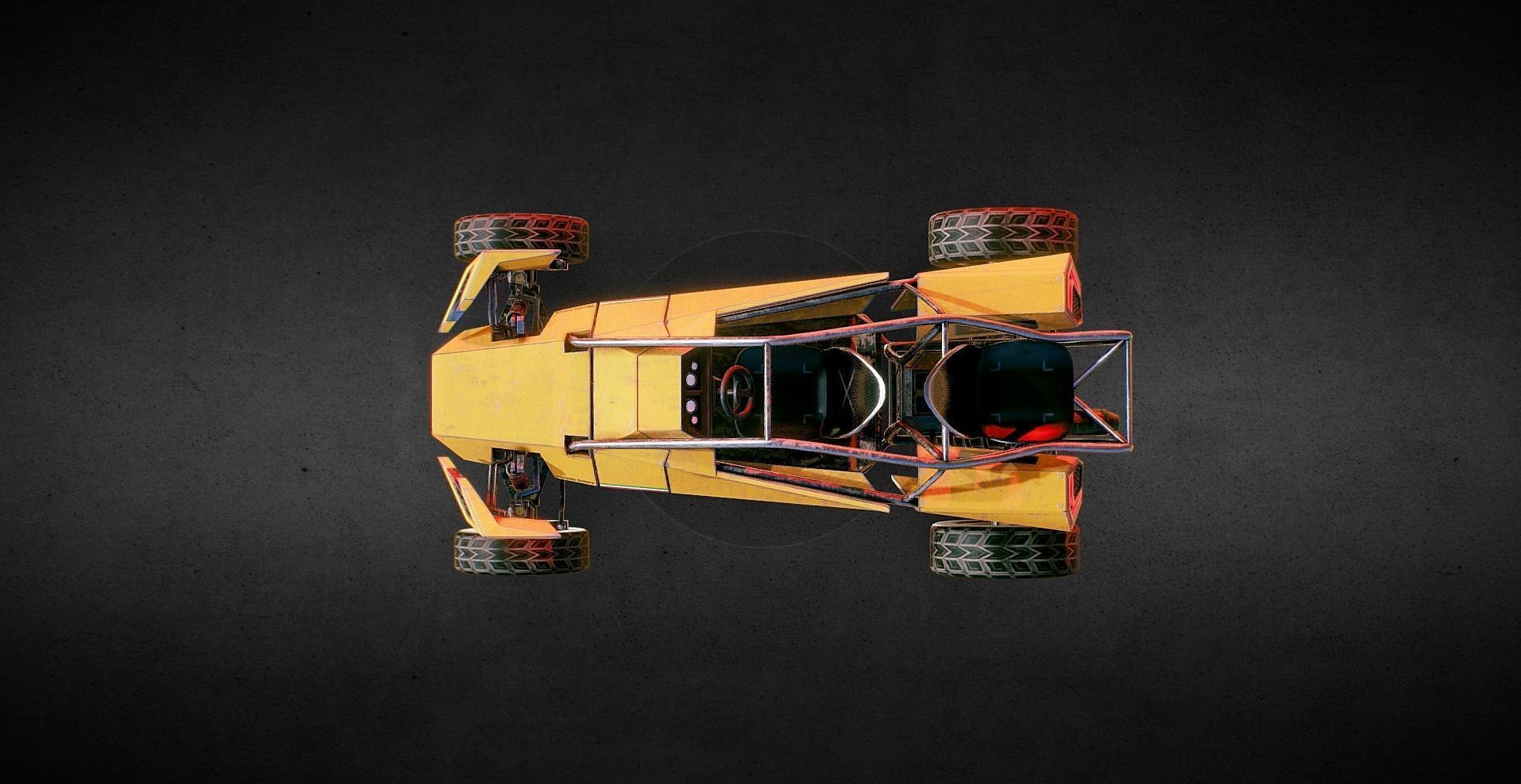 Buggy PBR Low-poly 3D model_4