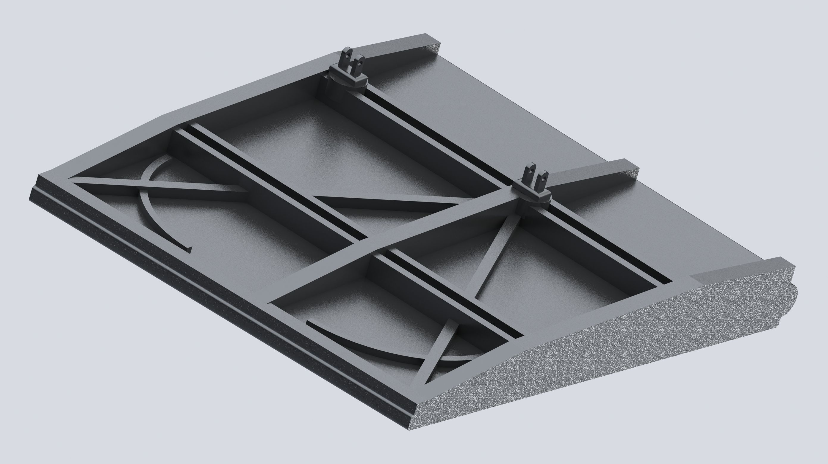 A5M4 Small flap 3D print model_2