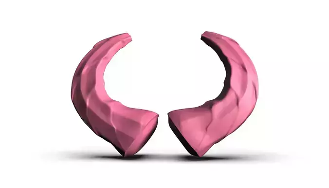 HORN 2 HORNS HORNSDESIGN PRINTEDHORNS MODELINGHORNS 3D model