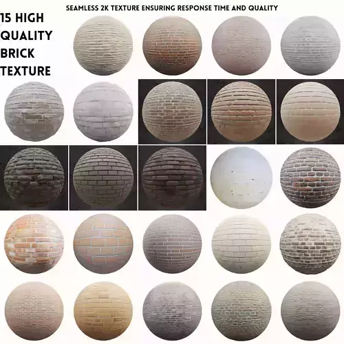 Seamless Brick Wall Textures Pack
