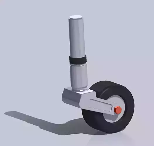 A5M4 Tail wheel 3D print model