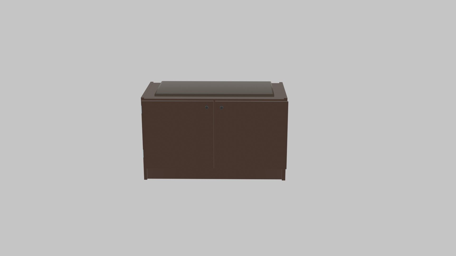 tv and nightstand 3D model_2