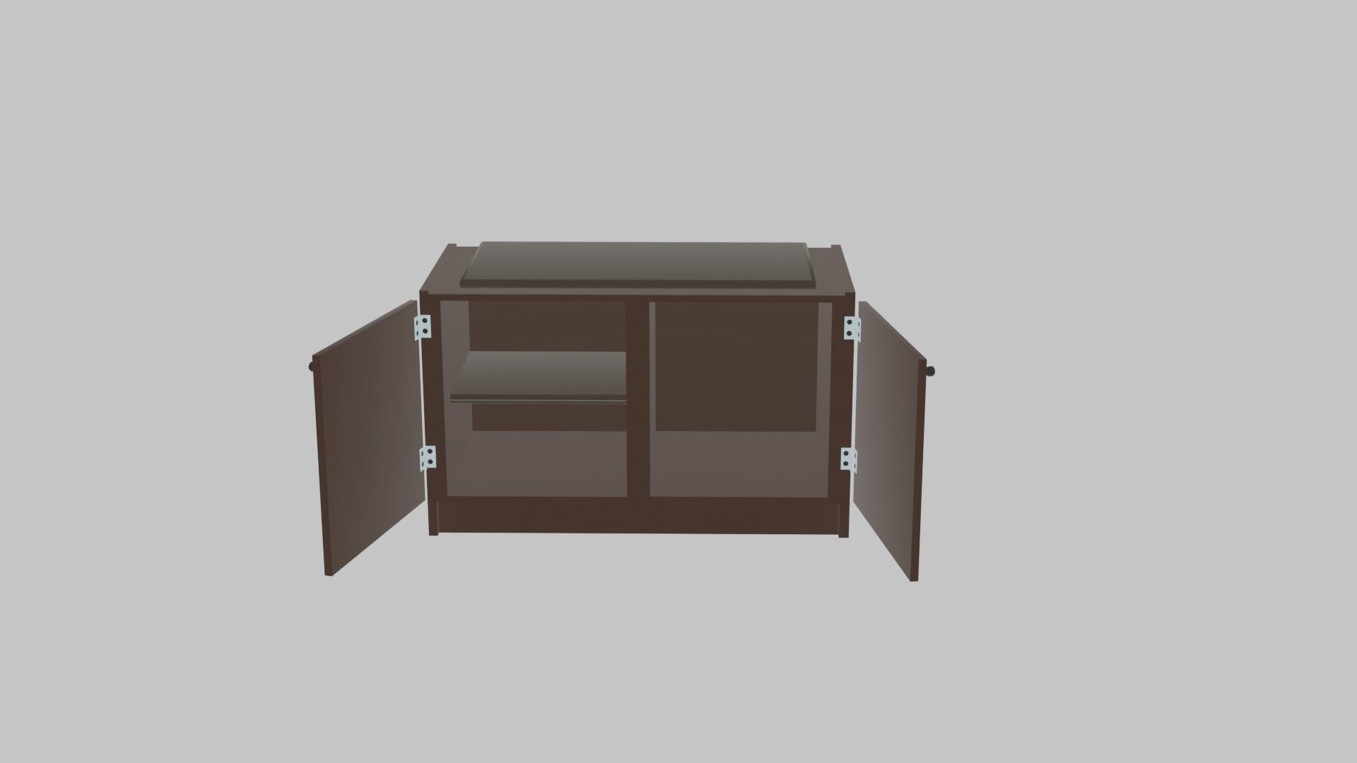 tv and nightstand 3D model_3