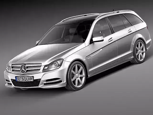 Mercedes-Benz C class Estate 2012 3D Model