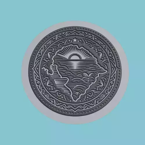 Sierra Leone Map Medallion Wall Art Printer