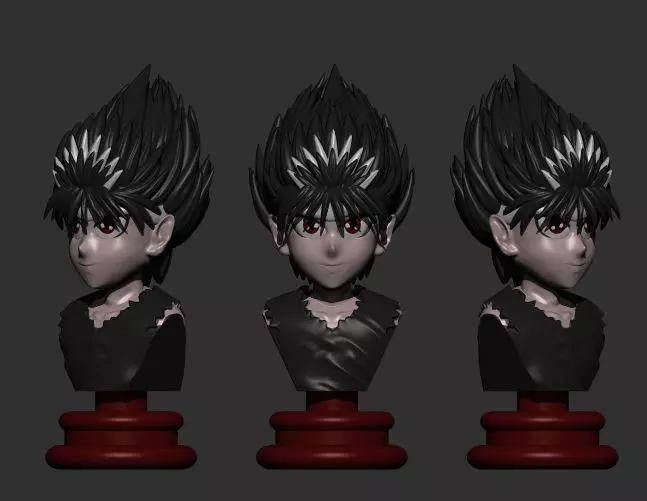 HIEI BUST YUYU HAKUSHO 3D print model_0