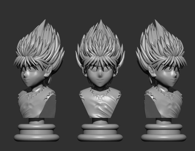 HIEI BUST YUYU HAKUSHO 3D print model_1