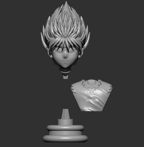 HIEI BUST YUYU HAKUSHO 3D print model_2