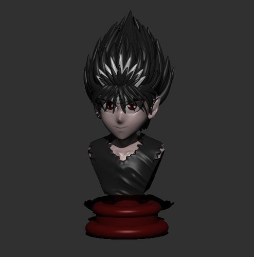 HIEI BUST YUYU HAKUSHO 3D print model_4