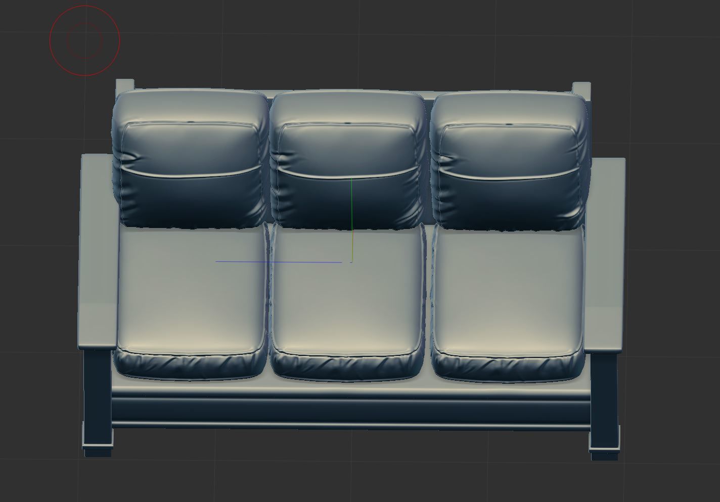 Sofa chair 3D print model_5