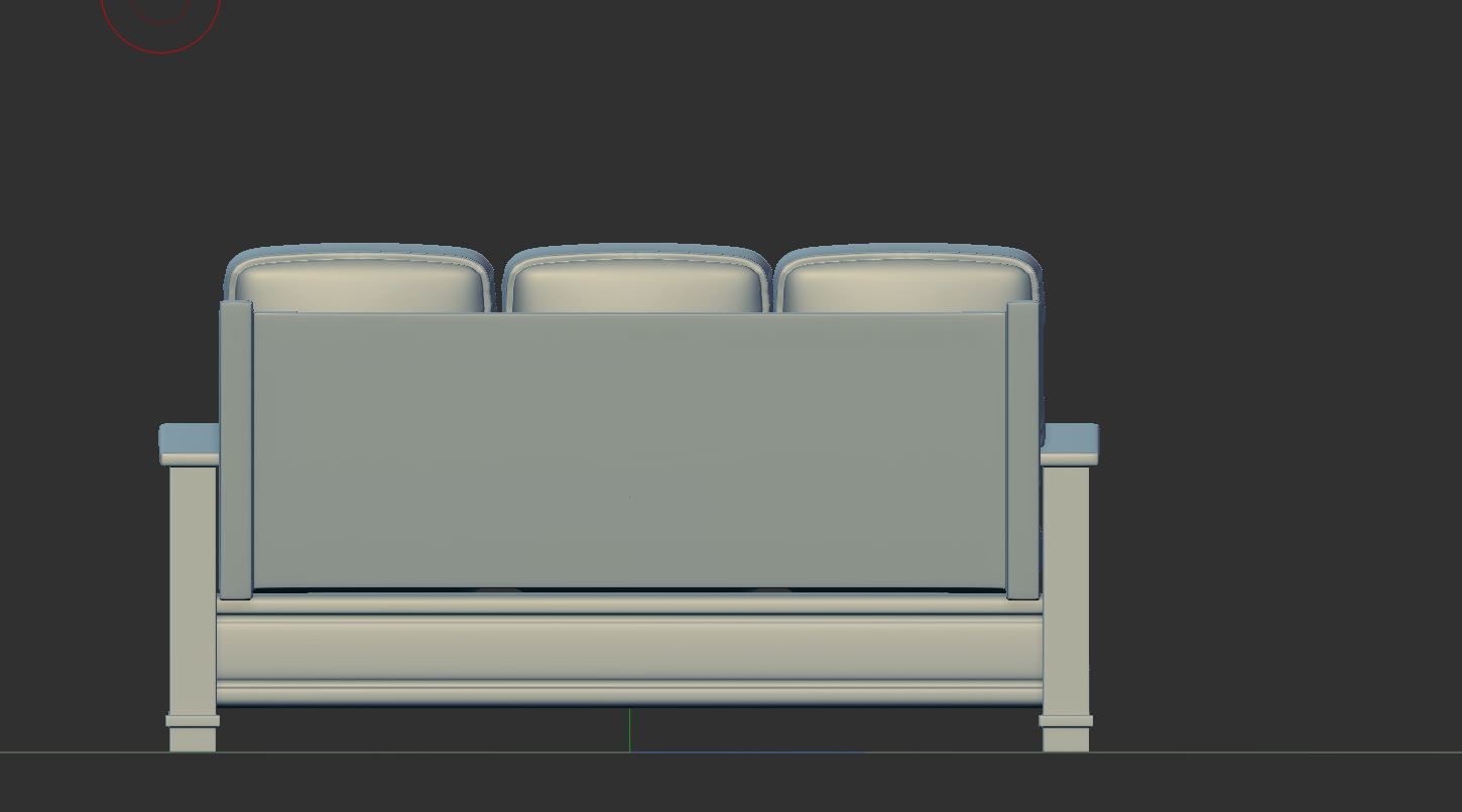 Sofa chair 3D print model_6