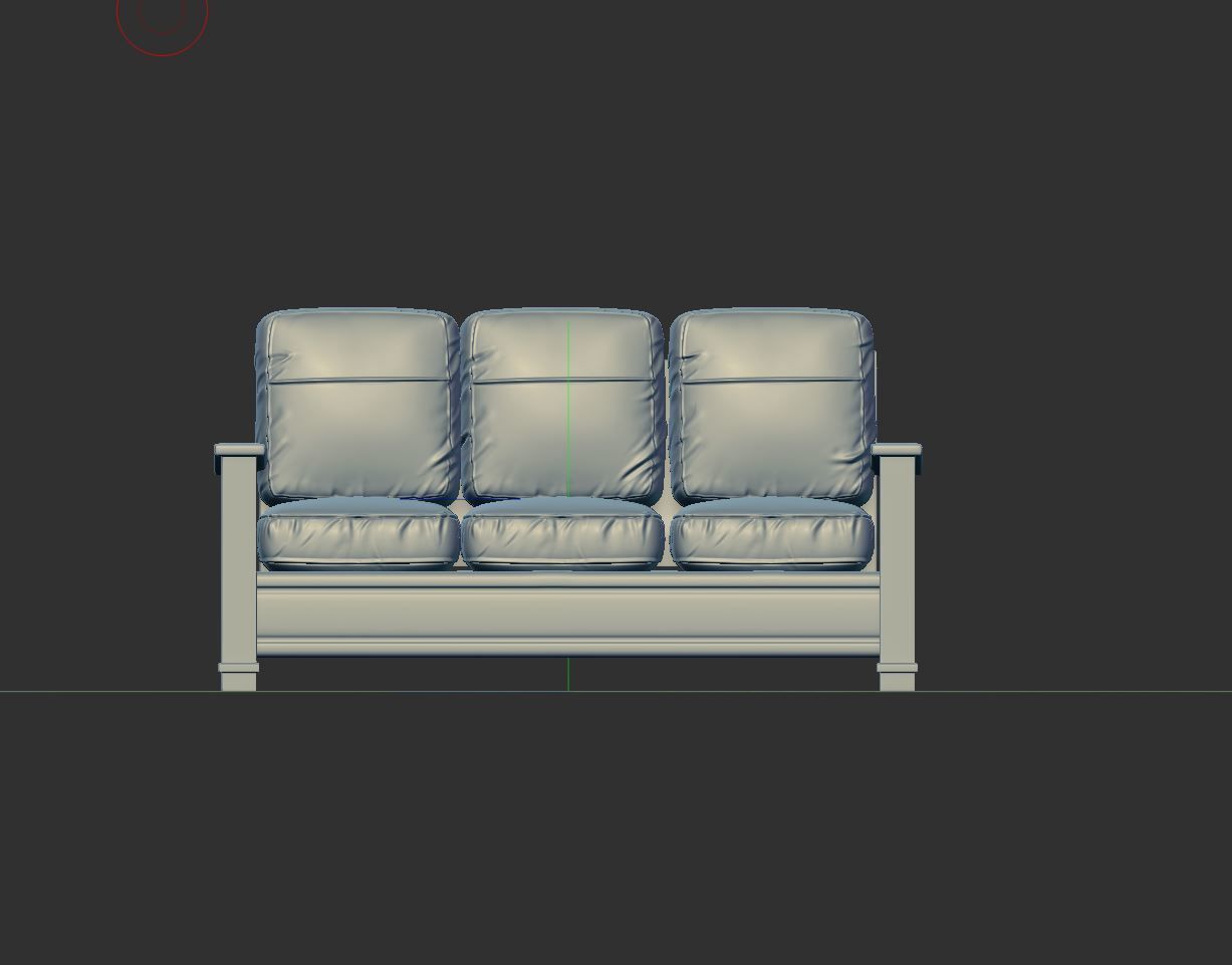 Sofa chair 3D print model_12