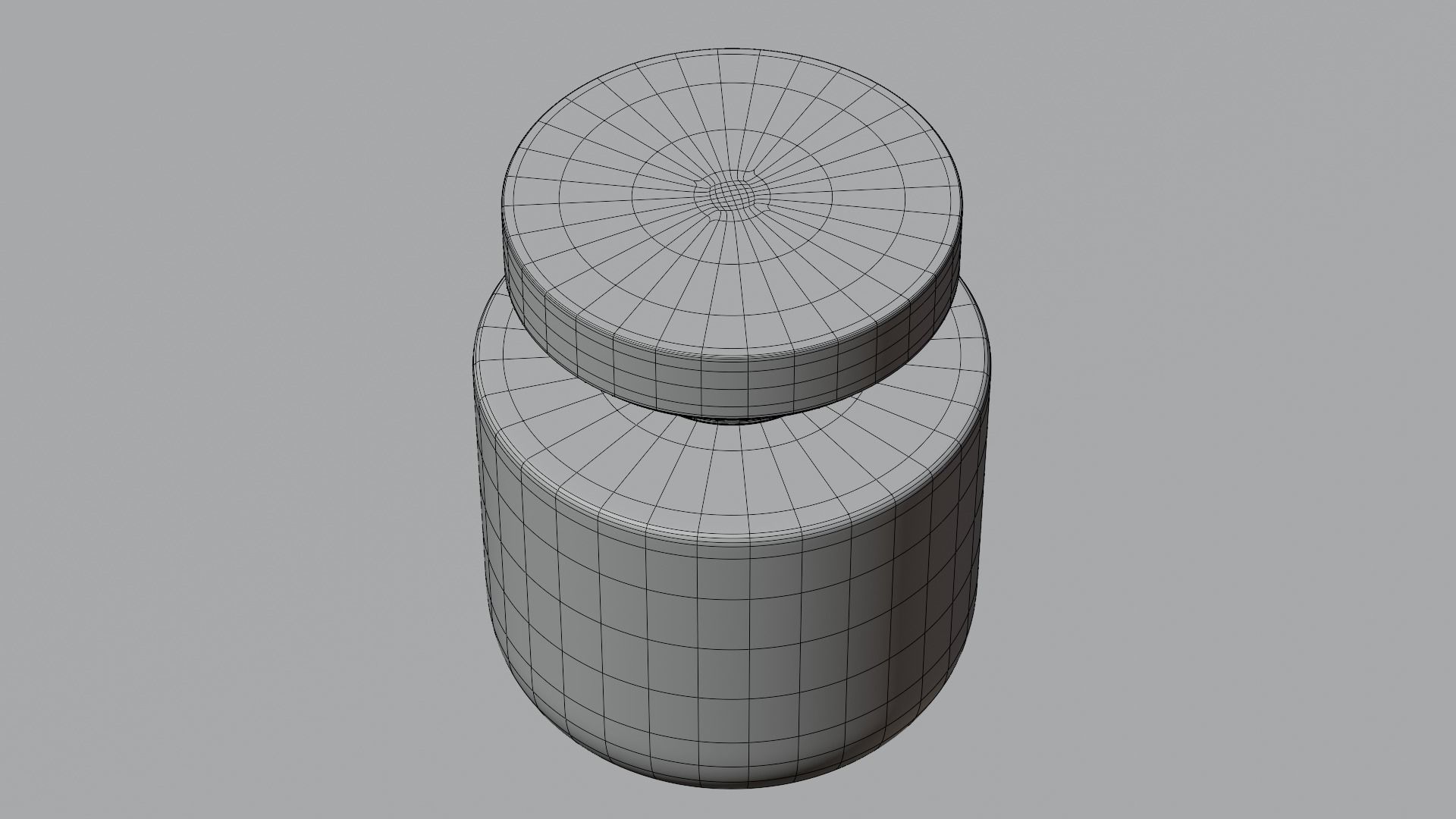 Transparent Jar 3D model_8