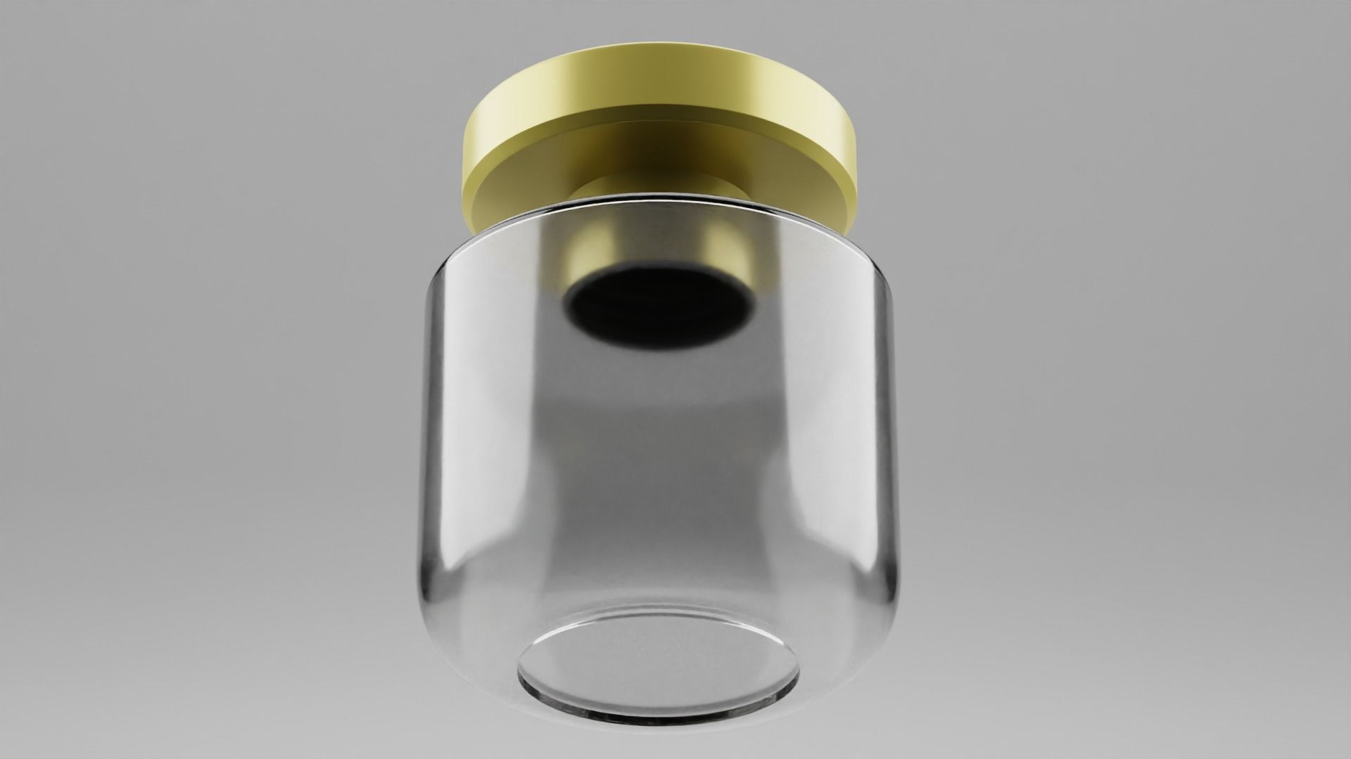 Transparent Jar 3D model_4