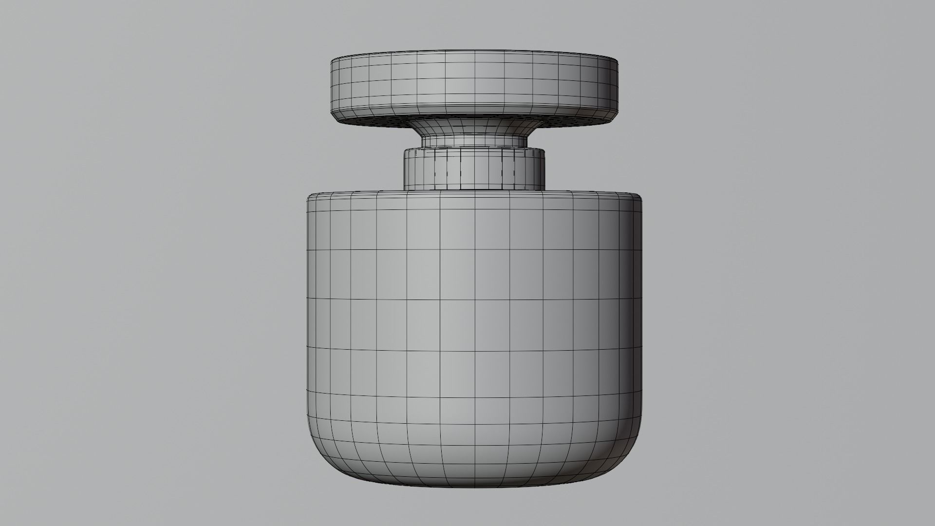 Transparent Jar 3D model_5
