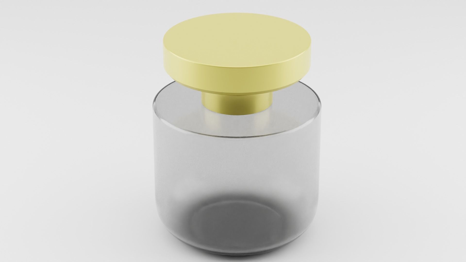 Transparent Jar 3D model_1