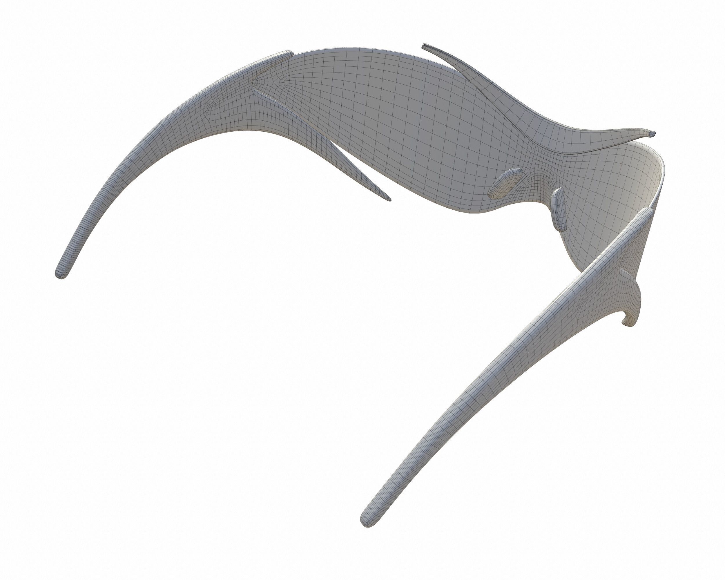 Mugler x Gentle Monster Sunglasses Low-poly 3D model_14