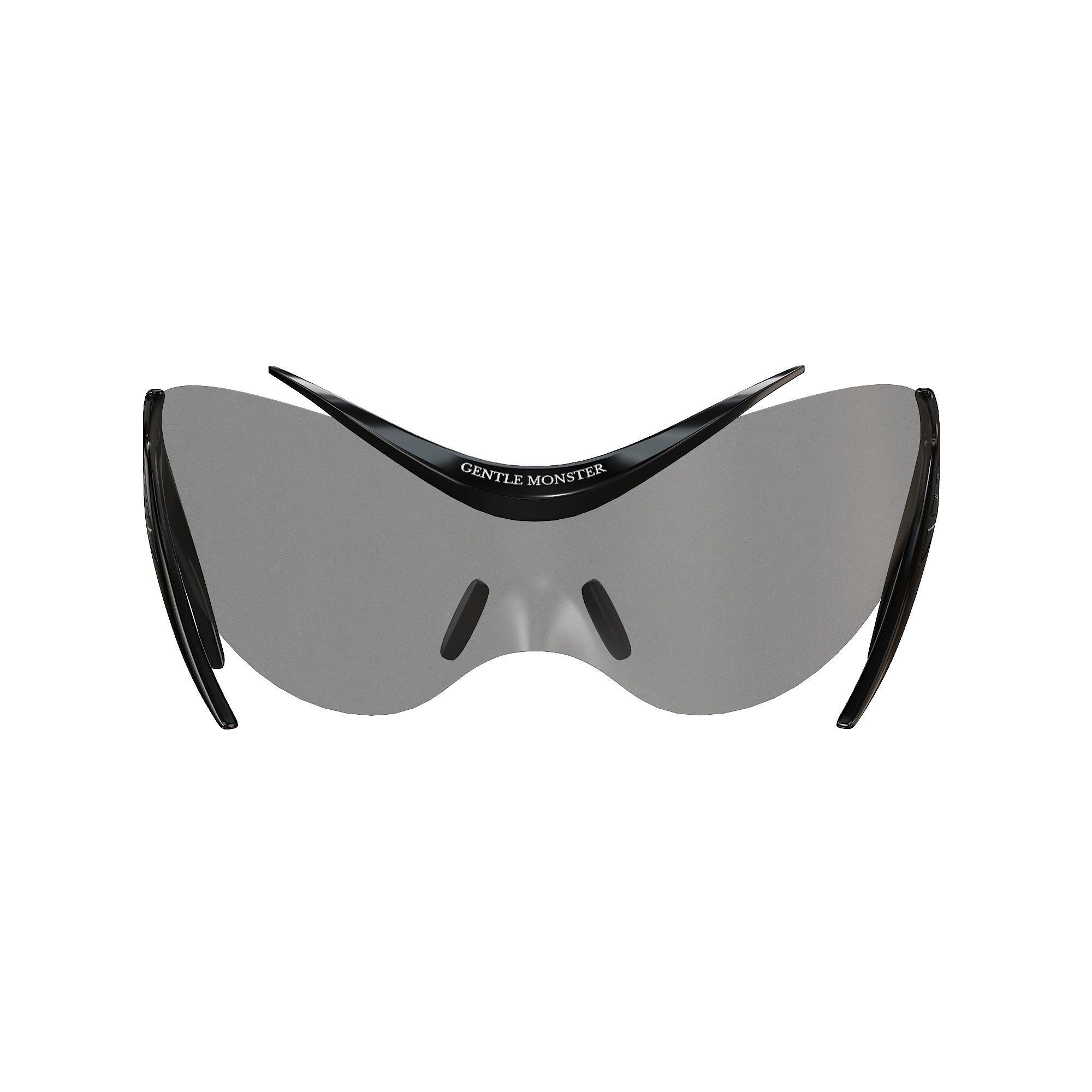 Mugler x Gentle Monster Sunglasses Low-poly 3D model_9