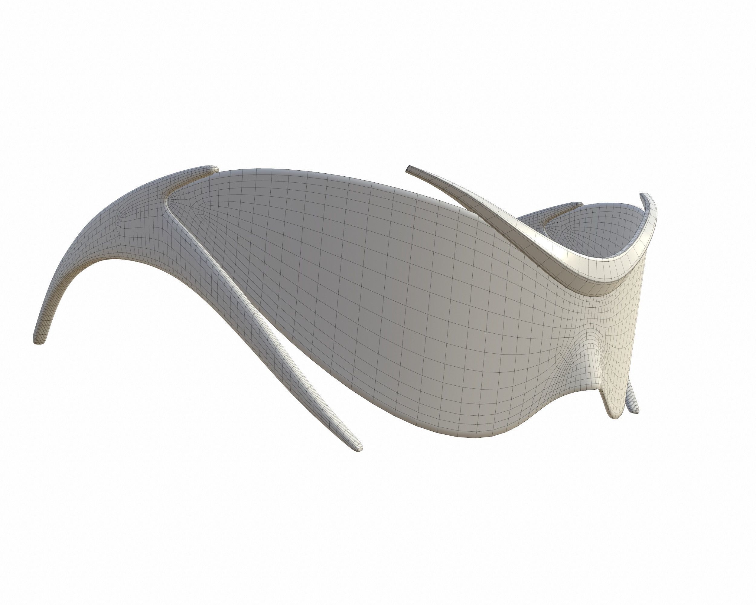 Mugler x Gentle Monster Sunglasses Low-poly 3D model_13