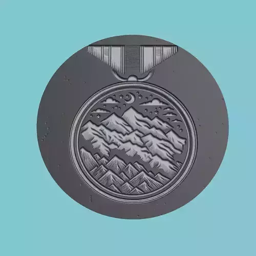 Tajikistan Map Medallion Wall Art Printer