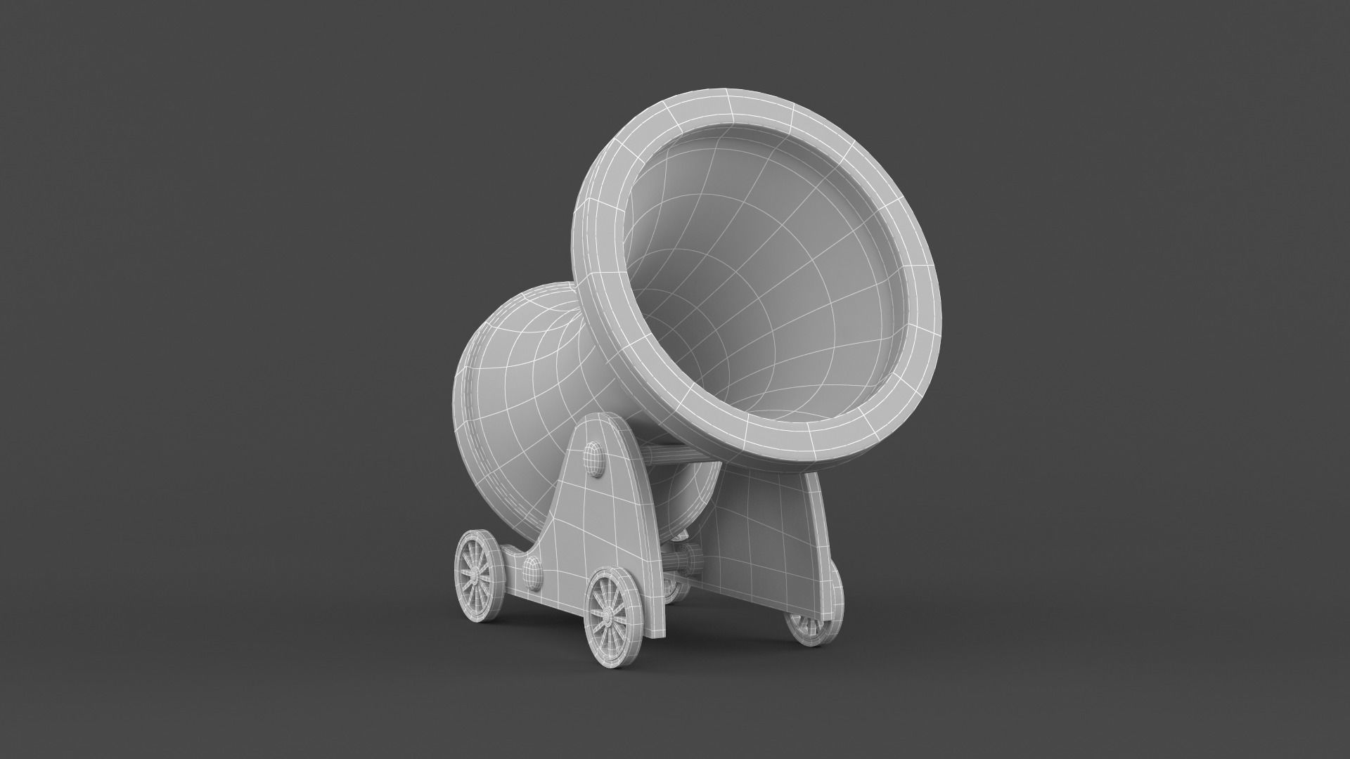 Circus Cannon 3D model_8