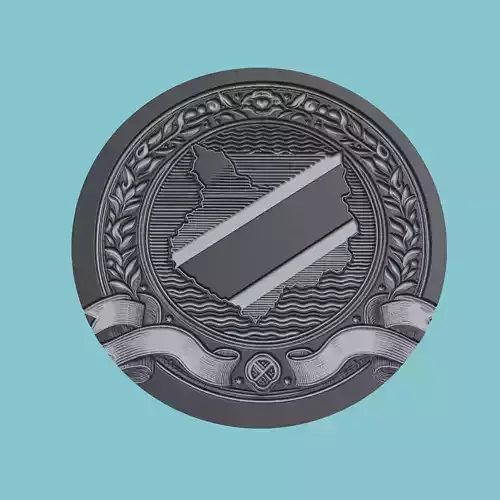 Tanzania Map Medallion Wall Art Printer