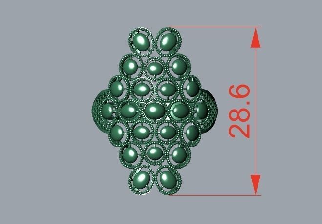 rings 3D print model_1