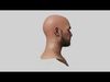Male Head Mesh Metahuman Unreal Topology Man Head Mesh v1 3D model_1