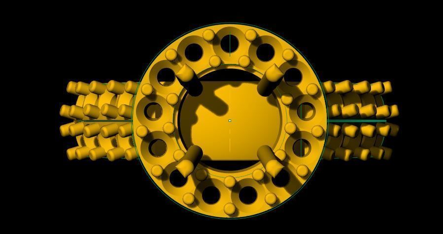 Cluster ring 3dm and stl file 3D print model_3