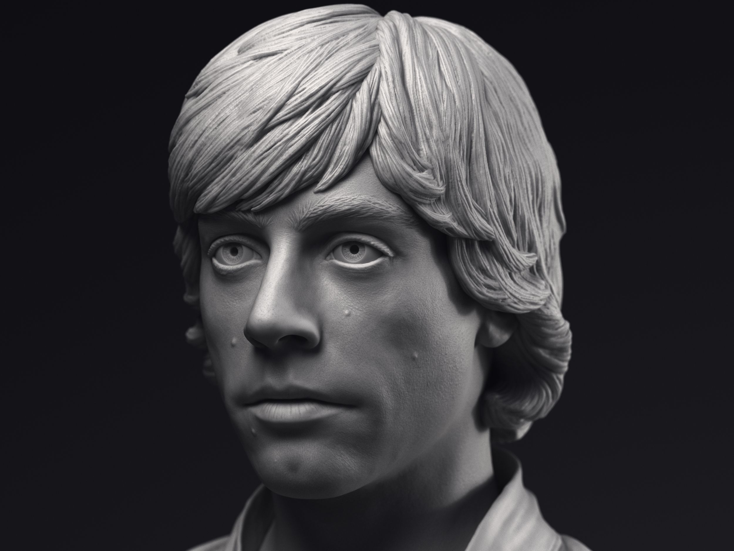 Obi Wan and Luke 3d printable bust collection _9