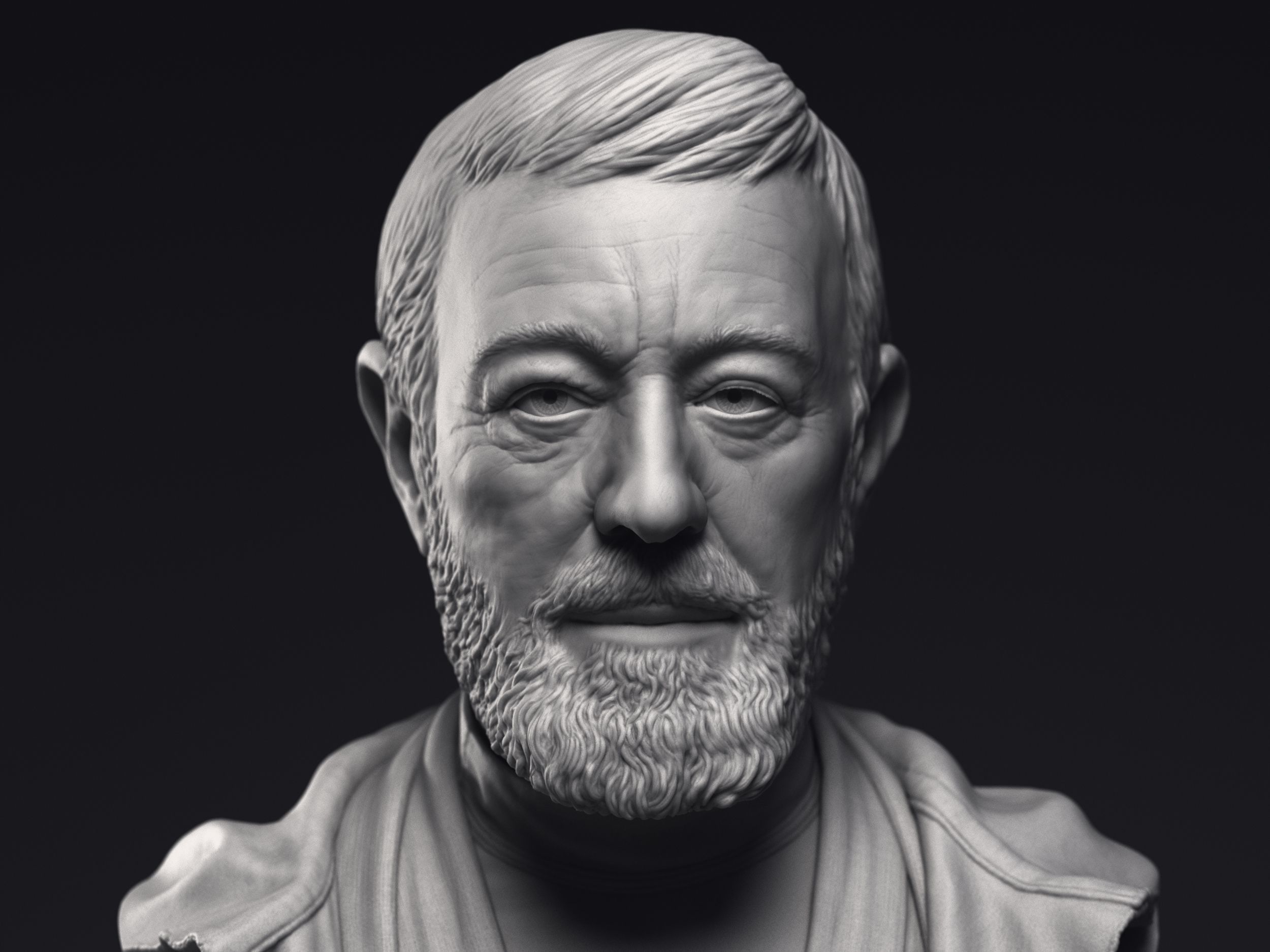 Obi Wan and Luke 3d printable bust collection _6
