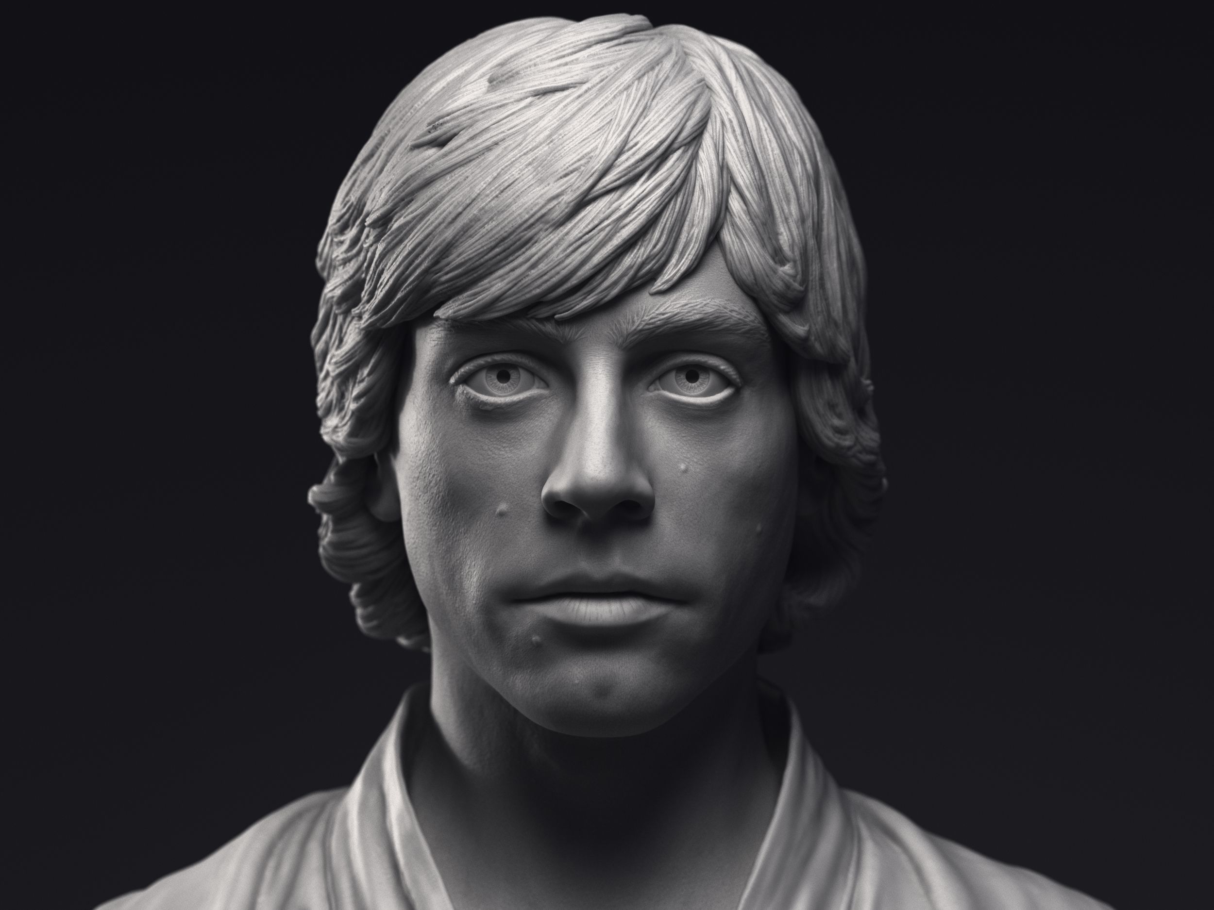 Obi Wan and Luke 3d printable bust collection _7