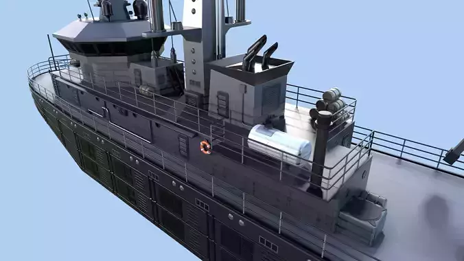 Militar ship - Modern Mine Countermeasure Vessel