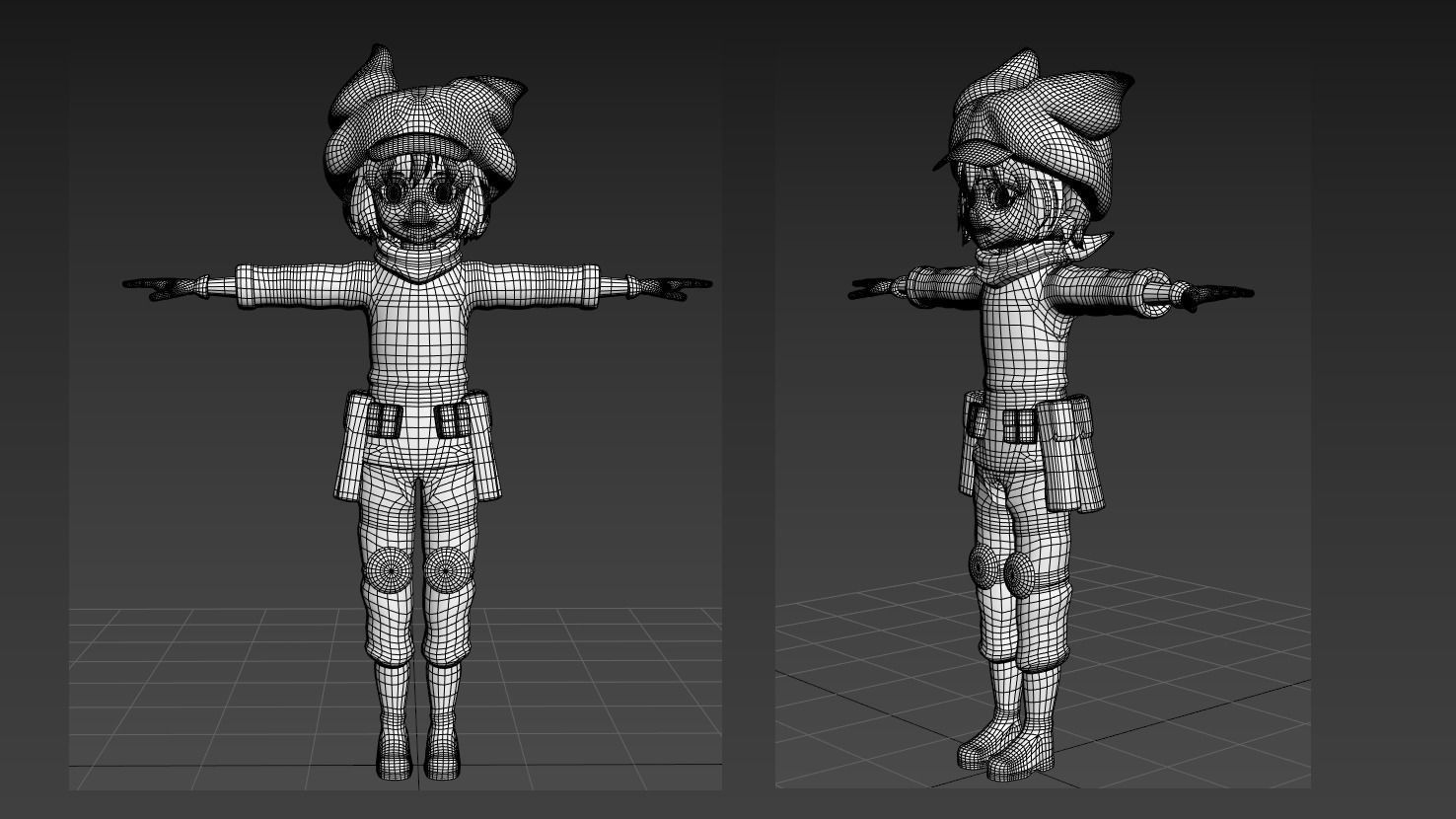 Llenn Gun Gale VRChat avatar 3D model_3