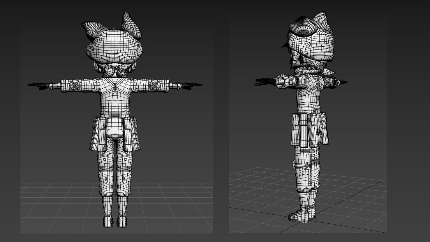 Llenn Gun Gale VRChat avatar 3D model_4