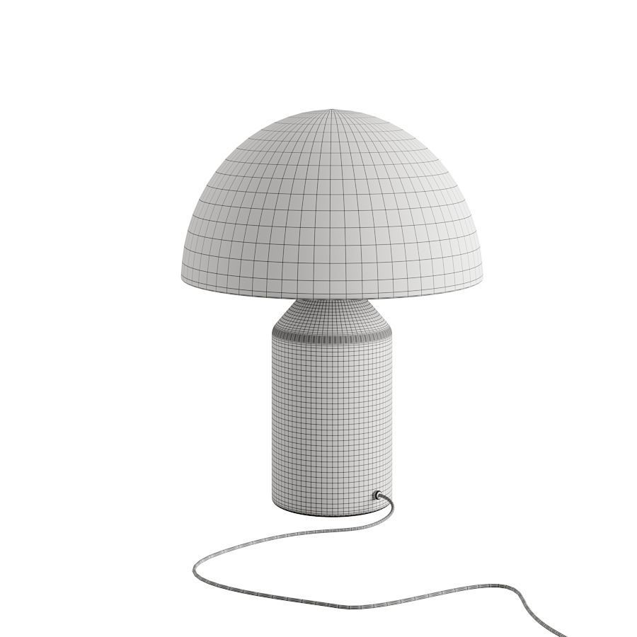 Table Lamp 3D model_5