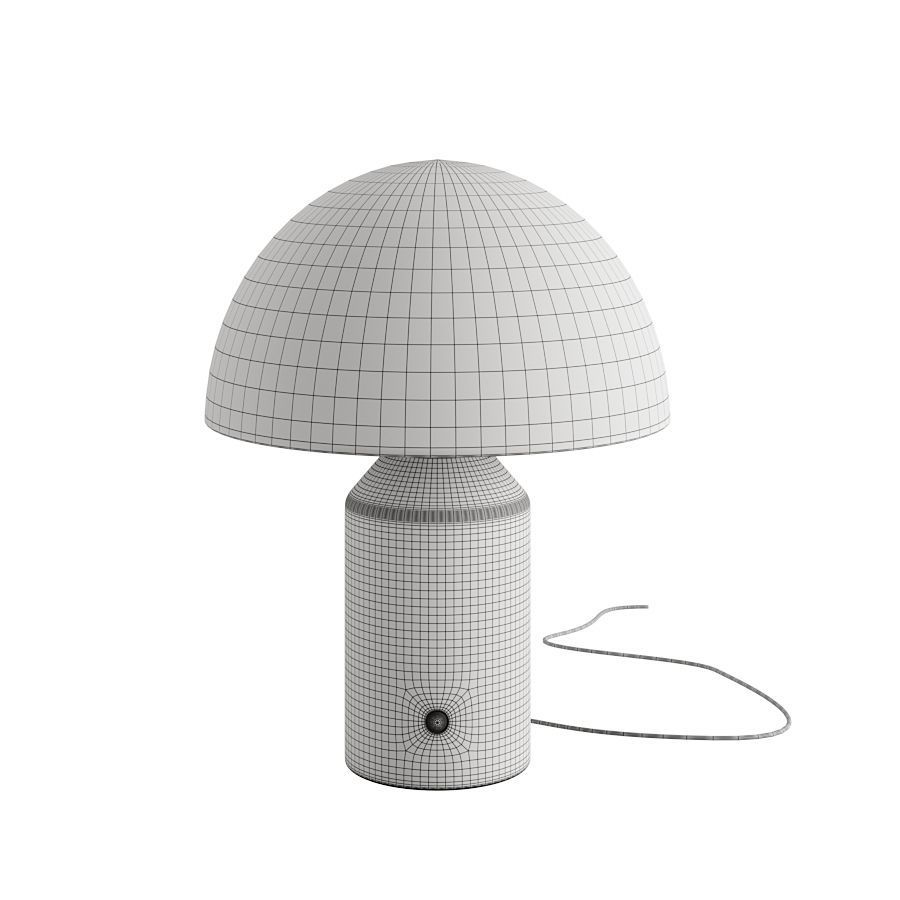 Table Lamp 3D model_4