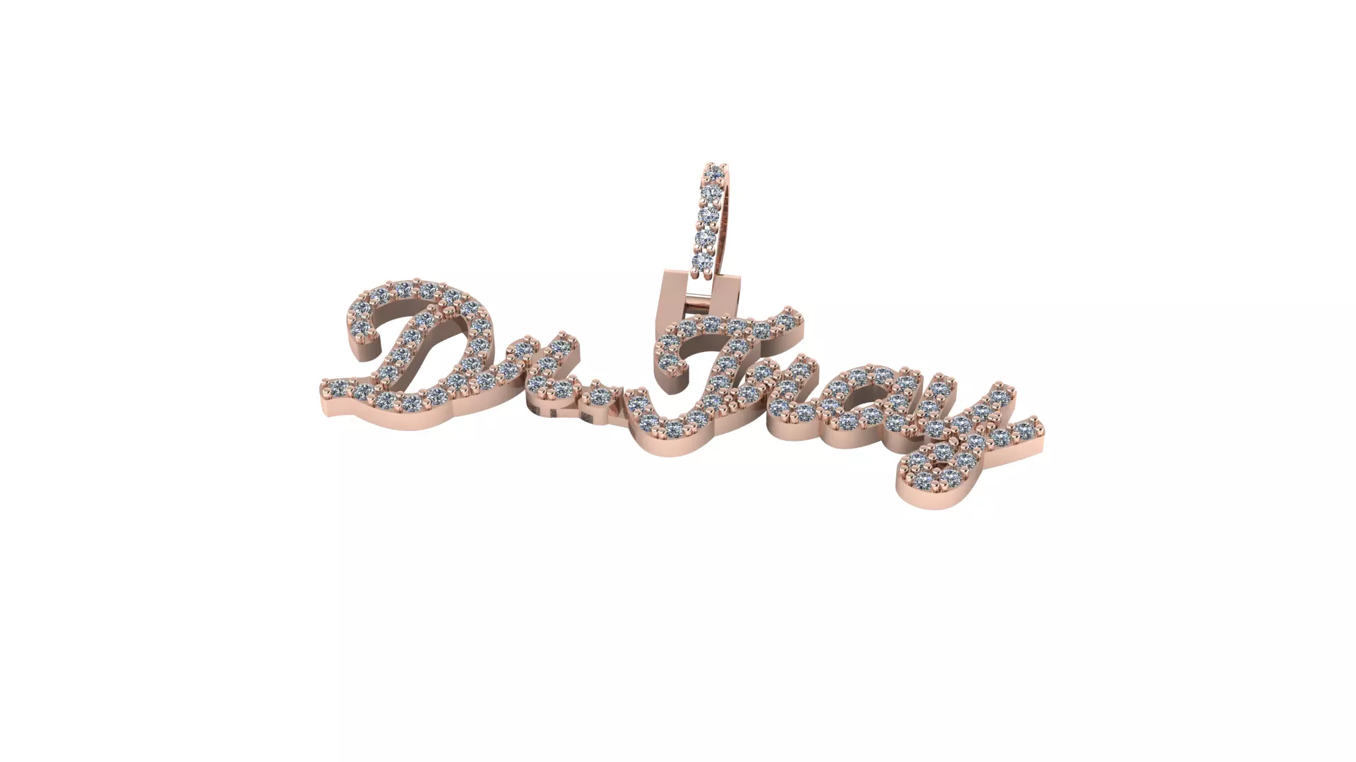 Custom Name  3D print model_0