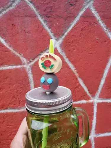 Straw topper Mazapan La Rosa y Paleta Payaso  3D print model