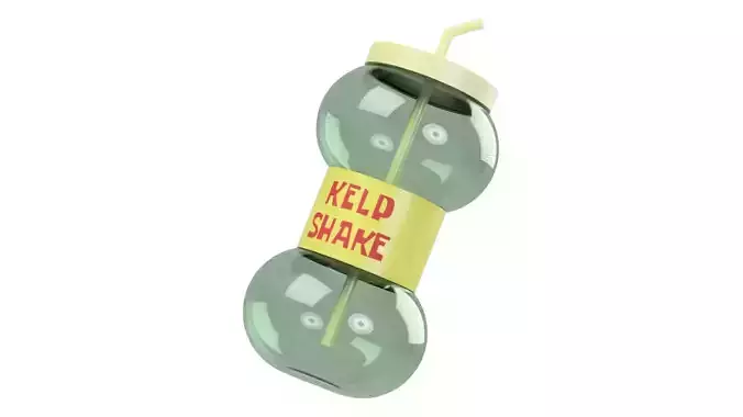 Kelp Shake Bottle from Spongebob 3D print model