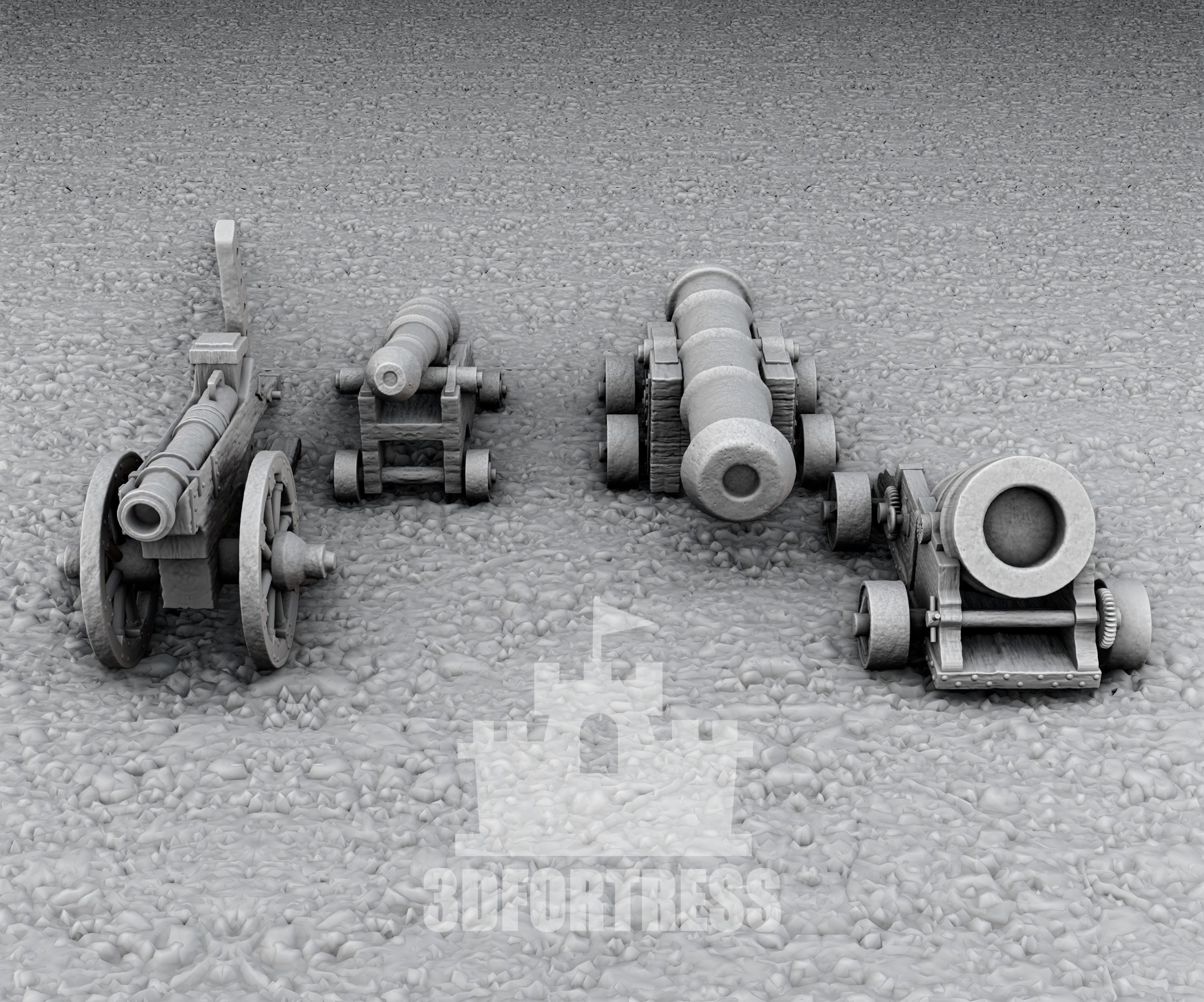 Guns- 3D print model_1